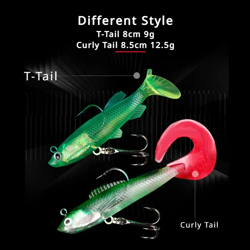 10 Pcs Lure Baits with T-tail  - огляд і ціна Fishing Boat Anchor