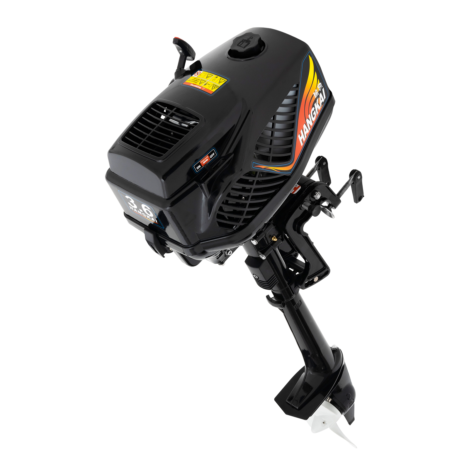 2-Stroke, 3.6 HP Outboard Moto - огляд і ціна Fishing Boat Outboard Motor