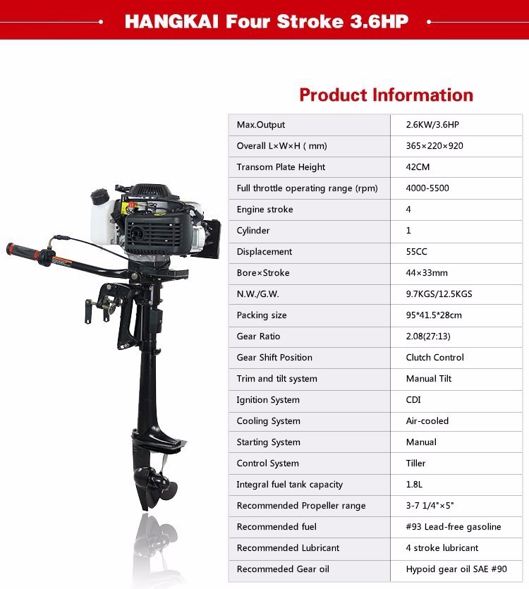 2026 New Arrive Best Quality 3 - огляд і ціна Fishing Boat Outboard Motor